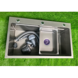 Chậu Rửa Bát 1 Hố Cỡ Lớn Kích Thước 75x46