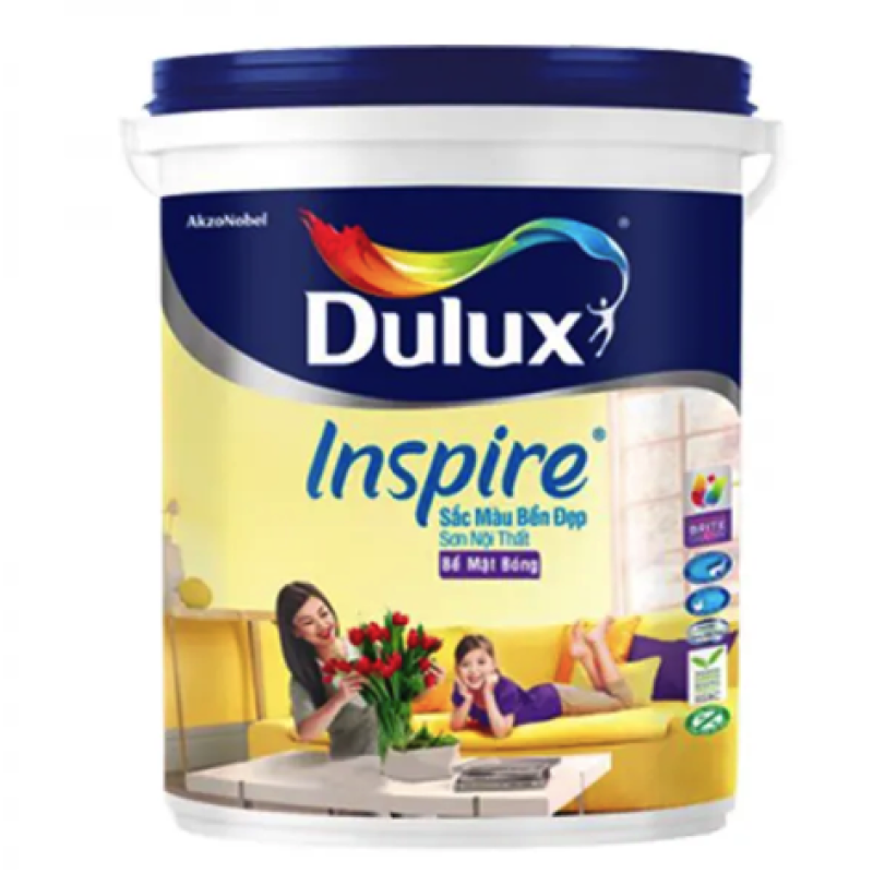 Sơn Nội Thất Dulux Inspire Bề Mặt Bóng 39AB Lon 5L