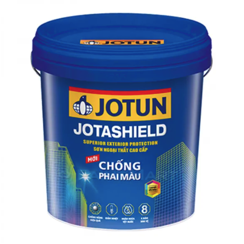 Sơn Nước Ngoại Thất Jotun Jotashield Chống Phai Màu Mới Lon 1L