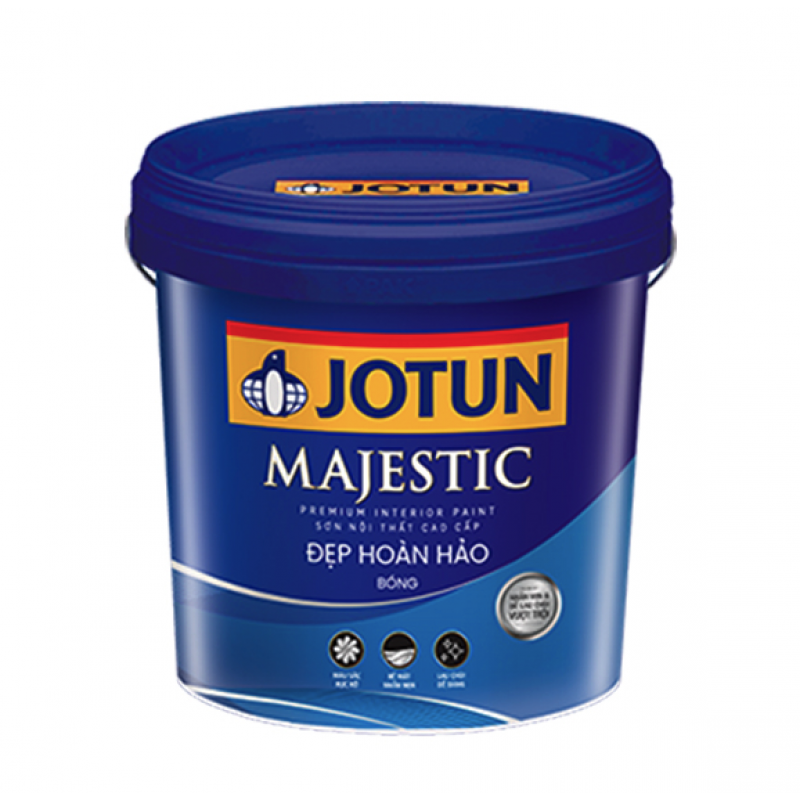 Sơn nước nội thất Jotun Majestic đẹp hoàn hảo (bóng) lon 1L